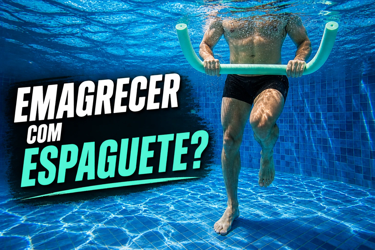 Como o Simples Espaguete de Piscina Queima Mais Calorias que 1 Hora na Academia